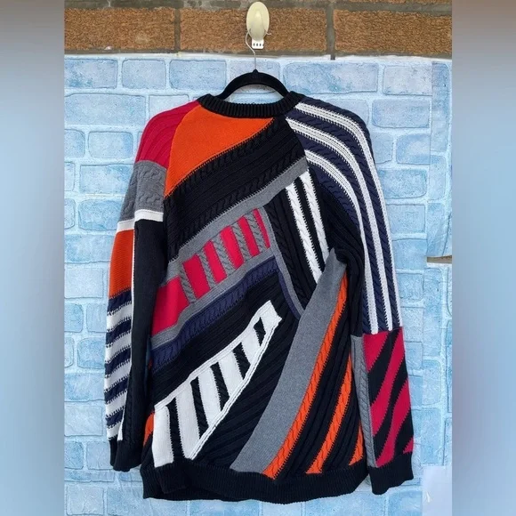 Koché Patchwork Oversized Sweater size medium